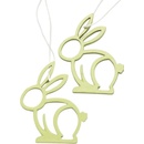 Veľkonočný drevený zajačik sada 2ks 7 cm