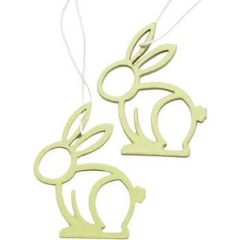 Veľkonočný drevený zajačik sada 2ks 7 cm