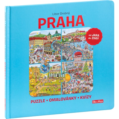 Presco PRAHA Puzzle omalovánky kvízy