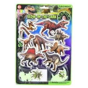 Leantoys Fluorescent Dinosaurs Stars Luminous Wall Stickers