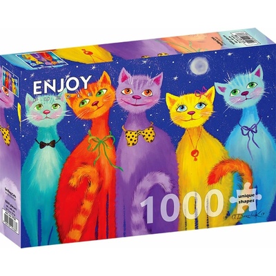 ENJOY Usměvavé kočky 1000 dílků