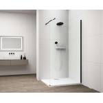 POLYSAN Esca - Душ кабина Walk-In 90x210 см, Antidrop, прозрачно стъкло/матово черно ES1090-02 (ES1090-02)