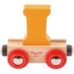 Bigjigs Rail Вагонче дървена влакова линия - Буква I (BR109)