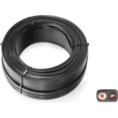 Kabel 2×1,5 mm2, plochý 6,5×3,9 mm pro spojky QS150 (Jaeger, SNAP-IN)