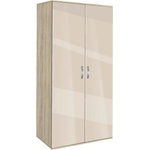 Bogdan Furniture G Двукрилен гардероб Memo. bg, модел BM-Ava 2, Гб сонома и крем гланц