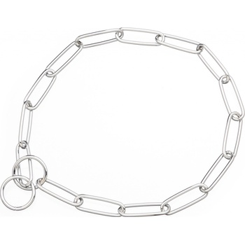 Nobby obojek polostahovací řetízkový chromovaný