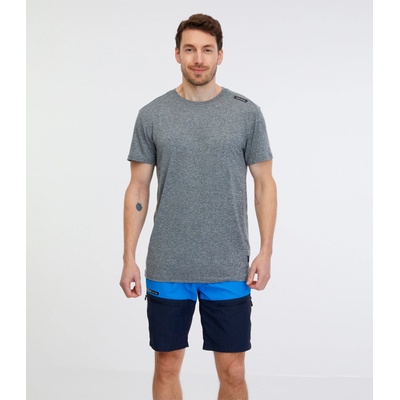 Sam 73 Сива мъжка тениска с косъмчета SAM 73 Fortunato Sam 73 | Siv | МЪЖЕ | 3XL