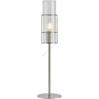 Markslöjd 108557 - Настолна лампа TUBO 1xE14/40W/230V 50 cm лъскав хром/прозрачен (ML1249)