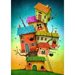 Enjoy - Puzzle Fairy Tale Houses - 1 000 piese