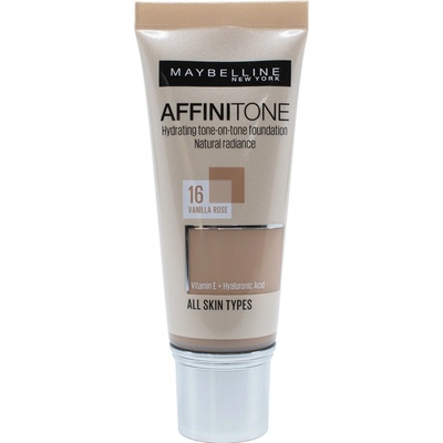 Maybelline Affinitone Mineral Tekutý make-up 16 Vanilla Rose 30 ml – Zbozi.Blesk.cz