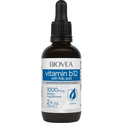 BIOVEA Vitamin B12 Liquid / with Folic Acid [59 мл]
