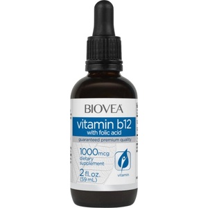 BIOVEA Vitamin B12 Liquid / with Folic Acid [59 мл]