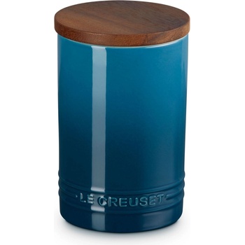 Le Creuset Кухненски буркан за съхранение SIGNATURE 770 мл, DEEP TEAL, керамика с глазура, Le Creuset (LECR70819776420099)