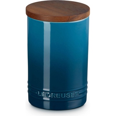 Le Creuset Кухненски буркан за съхранение SIGNATURE 770 мл, DEEP TEAL, керамика с глазура, Le Creuset (LECR70819776420099)