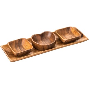 Premier Housewares Купи за сервиране с поднос 4 бр Kora - Premier Housewares (1104623)
