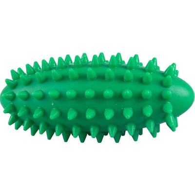 JAKOBS Masážní vajíčko s bodlinkami 11 cm plněné pískem 250 g - zelená