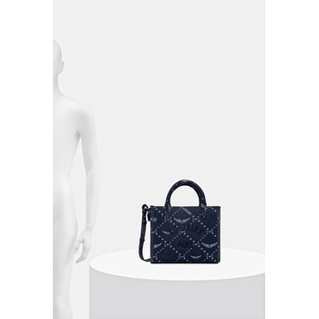 Zadig&Voltaire Чанта zadig&voltaire angel tote xs denim monogram (lwba04269)