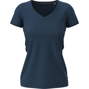 Stedman stretch-t v-neck st9710 / Дамска еластична тениска с v-образно деколте - тъмносиня s (st9710navs)