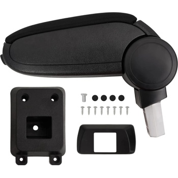 Image 1 of vidaXL Подлакътник за кола черен 12x33x(24-42) см ABS (154662)