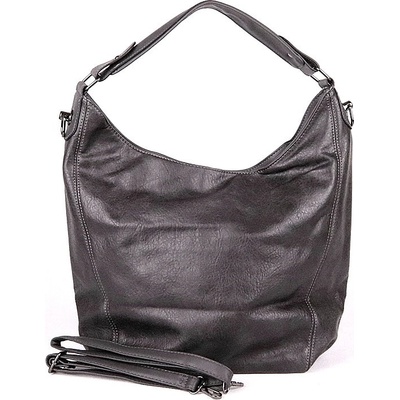 Velká kabelka na rameno i crossbody Romina D568 tmavěšedá