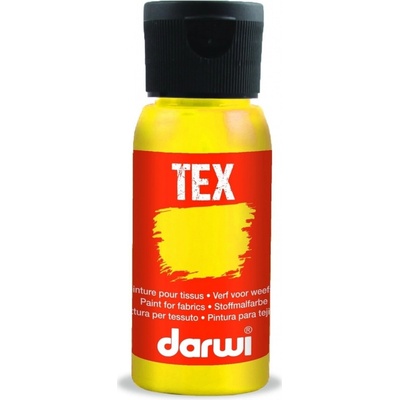 Darwi TEX Farba na textil 100050751 zlatožltá 50 ml