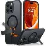 TORRAS Калъф за iPhone 16 Pro - Torras - Pstand Spin MagSafe - Черен