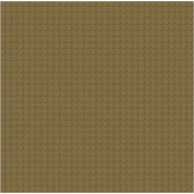 BRIXIES Plus 225.022 Základní podložka na stavění - tmavě hnědá 25,5 x 25,5 cm