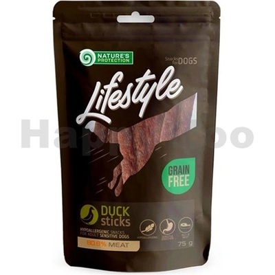 Nature's Protection Dog snack Lifestyle kachní tyčinky 75 g
