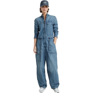 G-STAR Гащеризон G-Star Cocoon long sleeve jumpsuit - Blue (Faded Bora Wind)