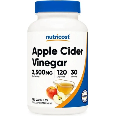 Nutricost Apple Cider Vinegar, 120 капсули, Nutricost (57644 (780101) NC)