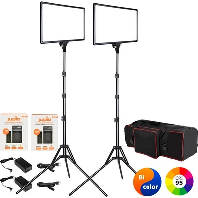 PowerLED Lights 400 + 400W Bi-Color (3200 - 5600K) CRI 95 svetelný set