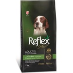 LIDER Reflex Plus Adult Dog Medium & Large Breeds Chicken - Пълноценна храна за пораснали кучета с пиле за средни и големи породи 12 кг, Турция