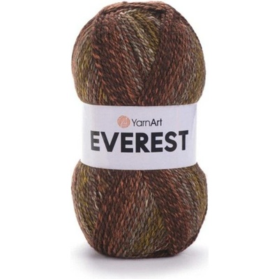 Yarn Art příze Everest 7053 zlatožlutá, měděná, hnědá