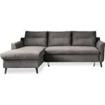 Miuform Тъмносиво кадифено ъглово канапе, ляв ъгъл Stylish Stan - Miuform (Stylish Stan LCBKL-2QR OTT25)