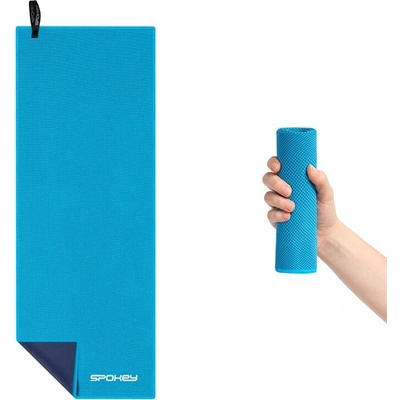 Spokey Cosmo chladící rychleschnoucí ručník 31x84 cm světle modrý v plastic bag