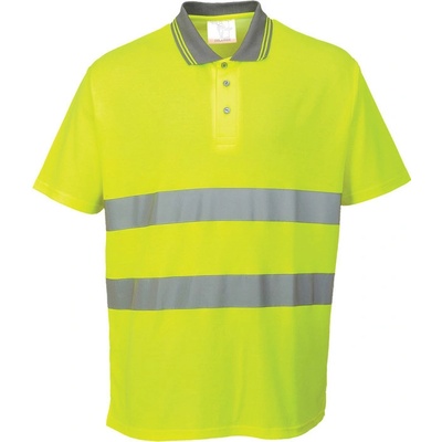 Portwest Polokošile Comfort S171 krátký rukáv reflexní Žlutá XS