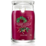 Yankee Candle Sparkling Winterberry ароматна свещ Signature 567 гр