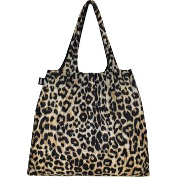 LOQI Artist Pleated Leopard Dusk чанта от рециклиран материал (PL.DU)