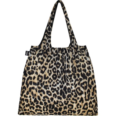 LOQI Artist Pleated Leopard Dusk чанта от рециклиран материал (PL.DU)