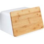 Wenko Бяла кутия за хляб с бамбуков капак Kubo - Wenko (54099100)