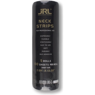 JRL Neck Strips Ochranné čierne pásky na krk
