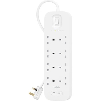 Image 1 of Belkin 4 Plug + 2 USB Switch (SRB004VF2M)