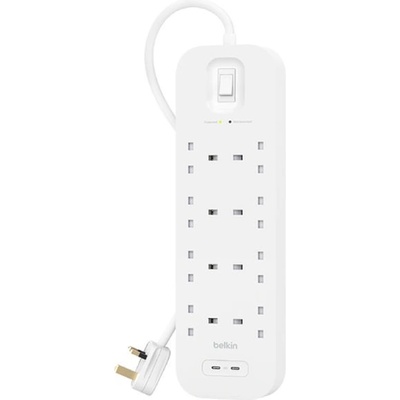 Belkin 4 Plug + 2 USB Switch (SRB004VF2M)