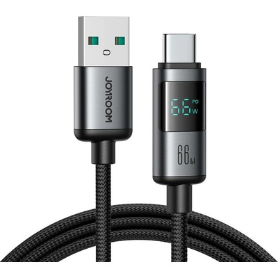 Joyroom S-A16 USB-A - USB-C PD 1,2m černý