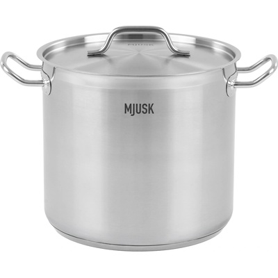MJUSK Vysoký hrnec o objemu 15,4 l a průměru 280 mm s víkem z nerezové oceli 22825