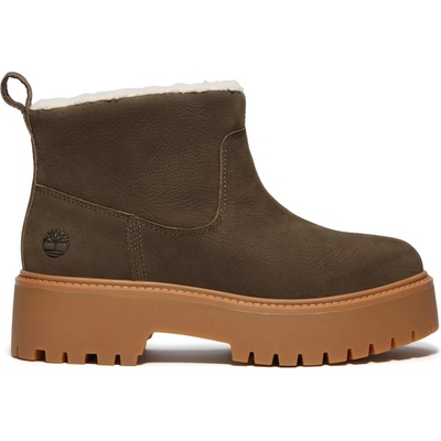 Timberland Дамски зимни ботуши Timberland Women's Stone Street Mid Warm Lined Boot Winter boots - Dark Brown Full Grain - размер 40 (EU) (121-1183-0118)
