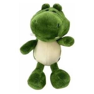 LEAN Toys Plush Crocodile Cuddly Toy with Suction Cup Green 23 x 12 cm