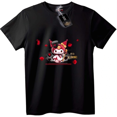 NOONEBRAND Тениска Kuromi Червено Сърце - 6XL, White