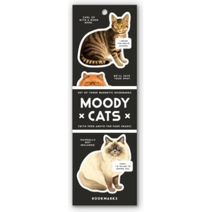 Moody Cats Magnetic Bookmark Set (ISBN: 9780735386907)