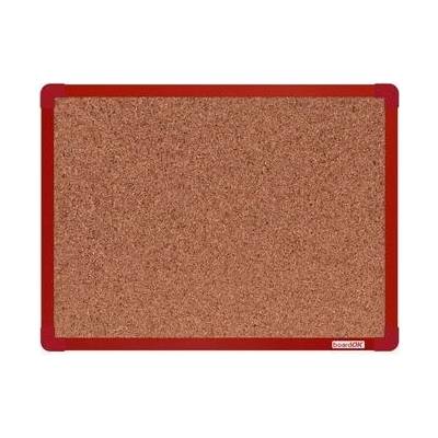 Extera Korková tabule boardOK, 60 x 45 cm červená 14401